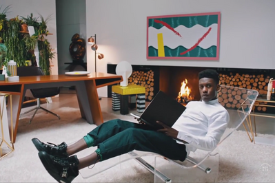 Still from Film by Kathryn Ferguson and Ana Kinsella for Selfridges says Work It! campaign, London